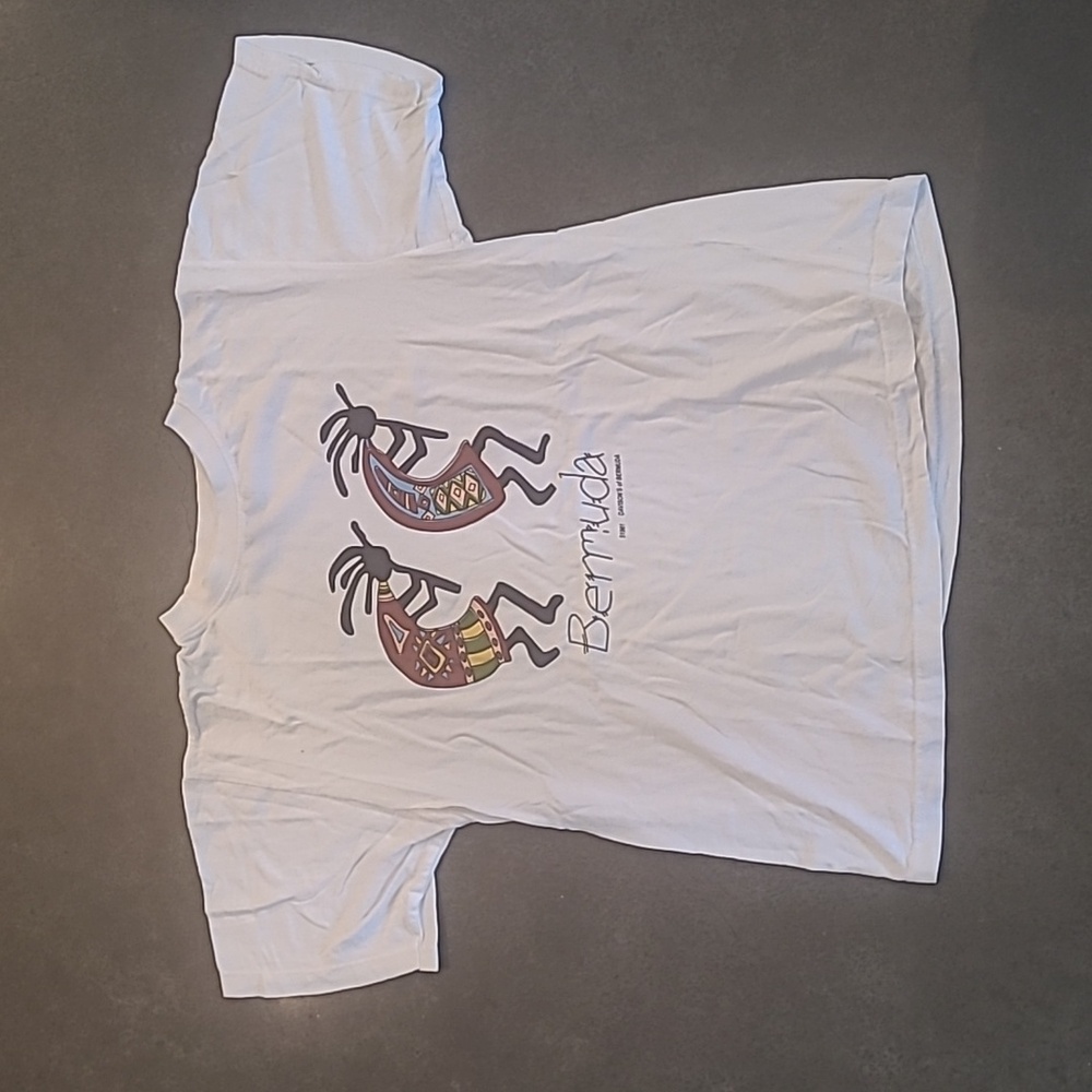 Davidsons Of Bermuda Tribal Graphic Tshirt Travel Souvenir
